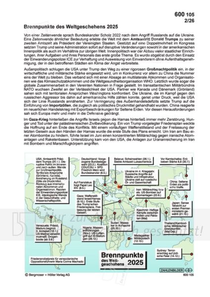 Brennpunkte des Weltgeschehens 2025