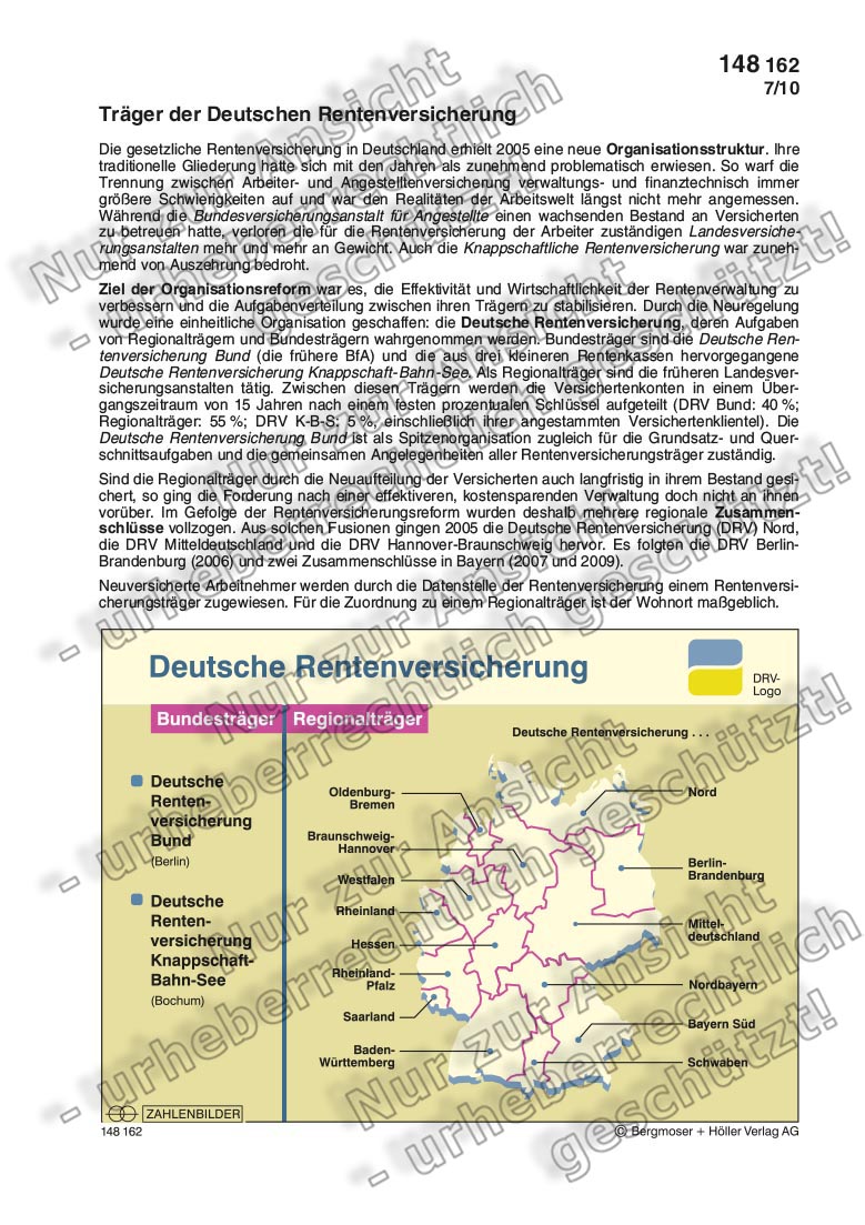 Träger Der Deutschen Rentenversicherung | Zahlenbilder | Politik ...