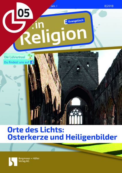 Orte des Lichts: Osterkerze und Heiligenbilder