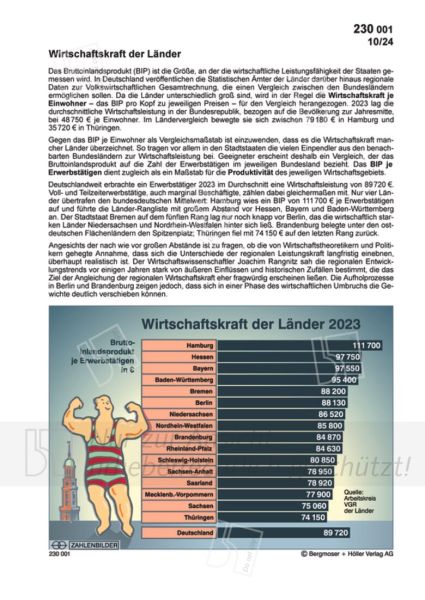 Wirtschaftskraft der Länder