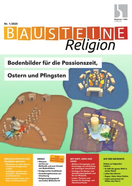 Bodenbilder für die Passionszeit, Ostern und Pfingsten