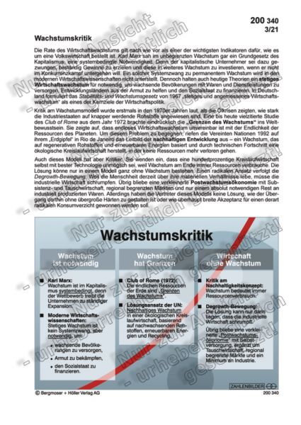 Wirtschaft ohne Wachstum?