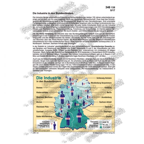 Die Industrie in den Bundesländern