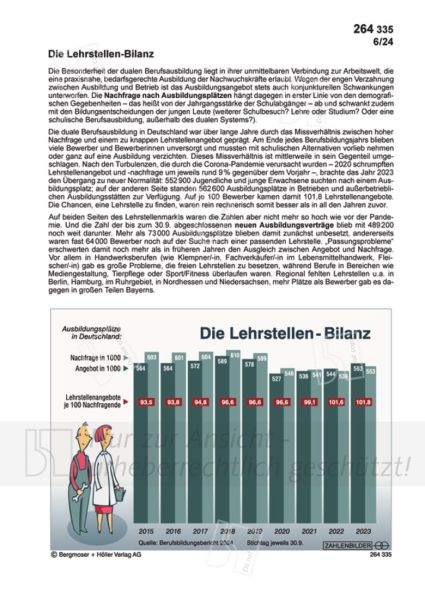 Die Lehrstellen-Bilanz