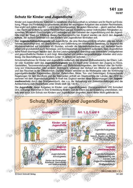 Schutz für Kinder und Jugendliche