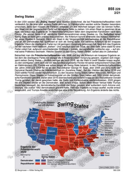 Swing States - Umkämpfte Staaten bei US-Wahlen Swing States - Umkämpfte Staaten bei US-Wahlen