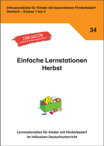 Einfache Lernstationen: Herbst