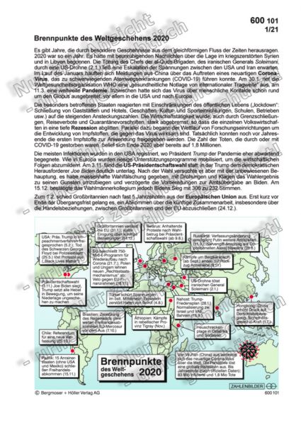 Brennpunkte des Weltgeschehens 2020