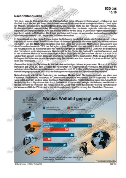Nachrichtenquellen - Wo das Weltbild geprägt wird