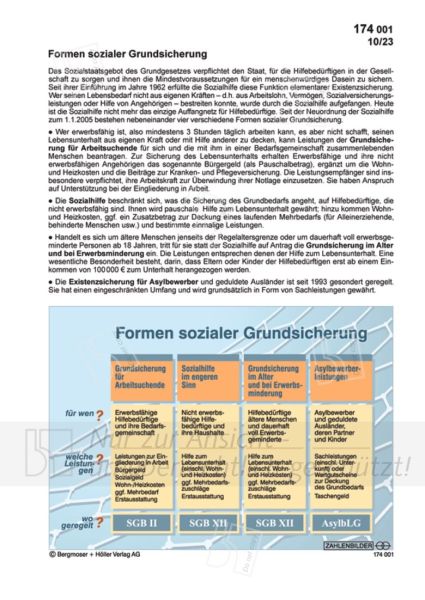 Formen sozialer Grundsicherung