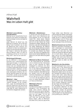 Was ist Wahrheit?