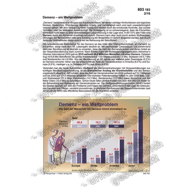 Demenz - ein Weltproblem