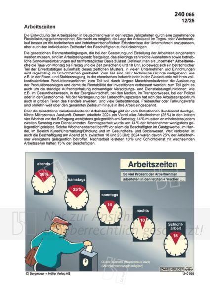 Arbeitszeiten