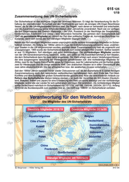 Zusammensetzung des UN-Sicherheitsrats