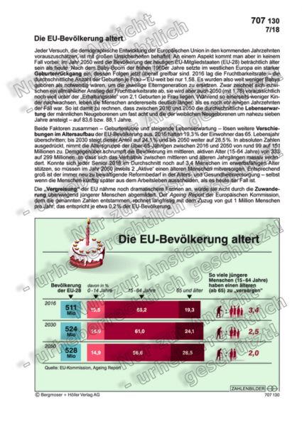 Die EU-Bevölkerung altert