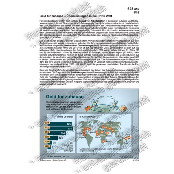 Geld für zuhause - Überweisungen in die Dritte Welt