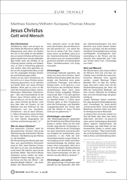 Jesus Christus - Bekenntniskrise und Mittelpunkt