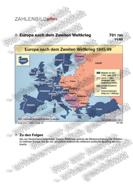 Europa nach dem Zweiten Weltkrieg 1945/49