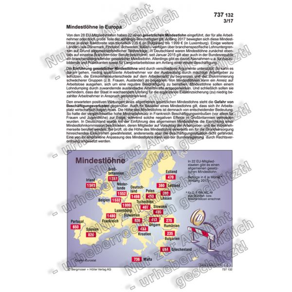 Mindestlöhne in Europa