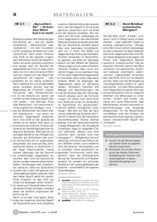 Sprachkritik: Kritik an und mit der Sprache