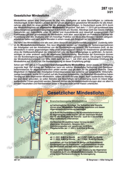Gesetzlicher Mindestlohn