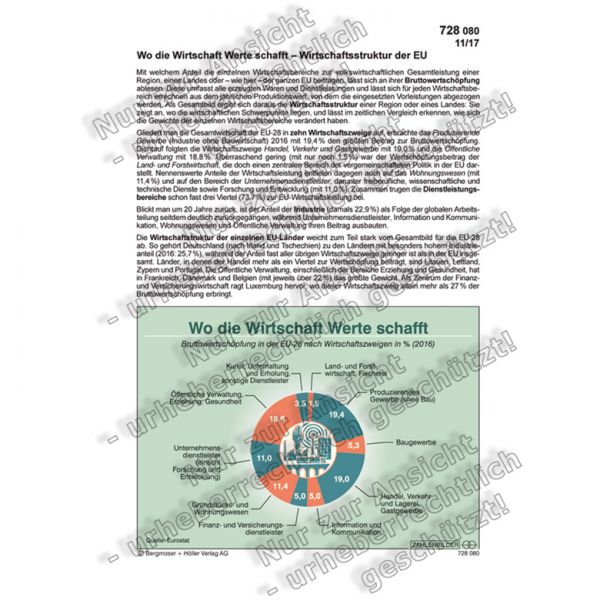 Wo die Wirtschaft Werte schafft - EU-Wirtschaftsstruktur