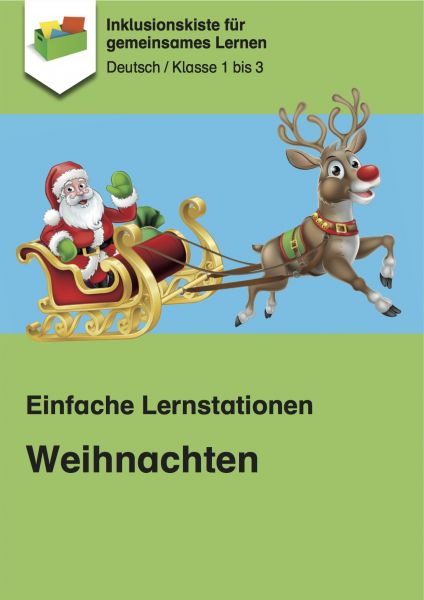 Einfache Lernstationen: Weihnachten Klasse 1 - 3