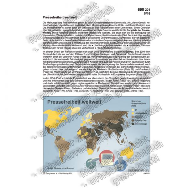 Pressefreiheit weltweit