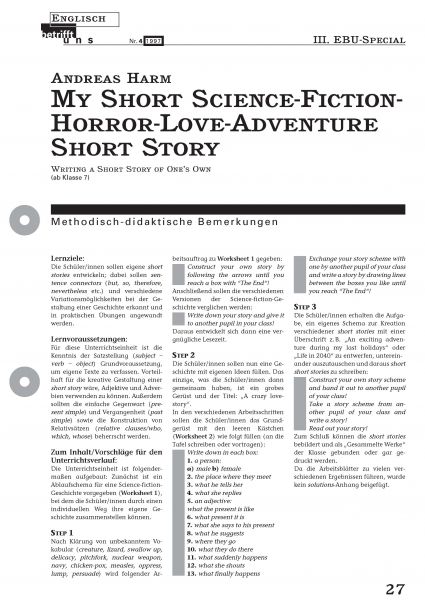 My Short Science-Fiction-Horror-Love-Adventure Short Story