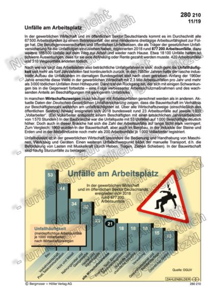 Unfälle am Arbeitsplatz