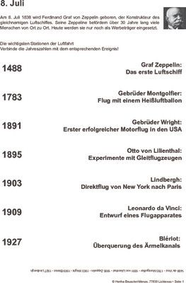 Graf von Zeppelin wird geboren - 08.07.1838