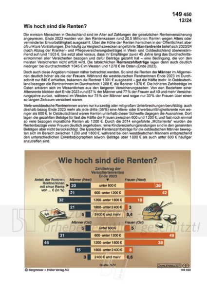 Wie hoch sind die Renten?