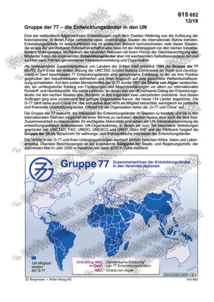 Gruppe der 77 - die Entwicklungsländer in den UN