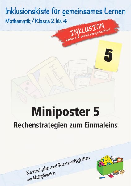 Miniposter 5 - Rechenstrategien zum Einmaleins