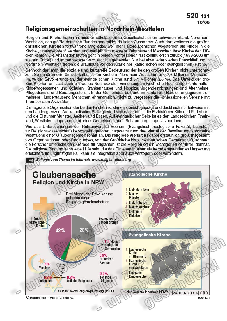 Glaubenssache | Zahlenbilder | Politik | Sekundarstufe II ...