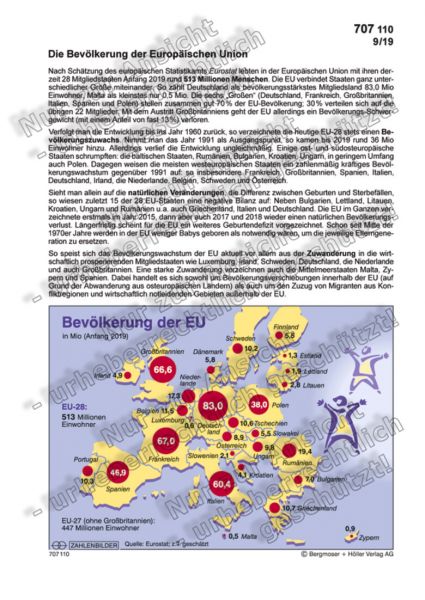 Die Bevölkerung der Europäischen Union