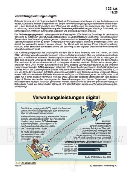 Verwaltungsleistungen digital