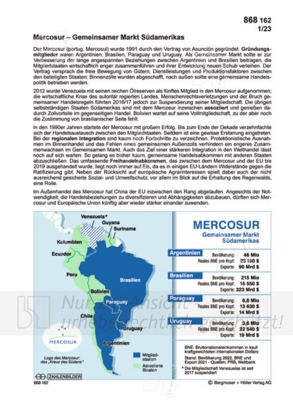 Mercosur - Gemeinsamer Markt Südamerikas