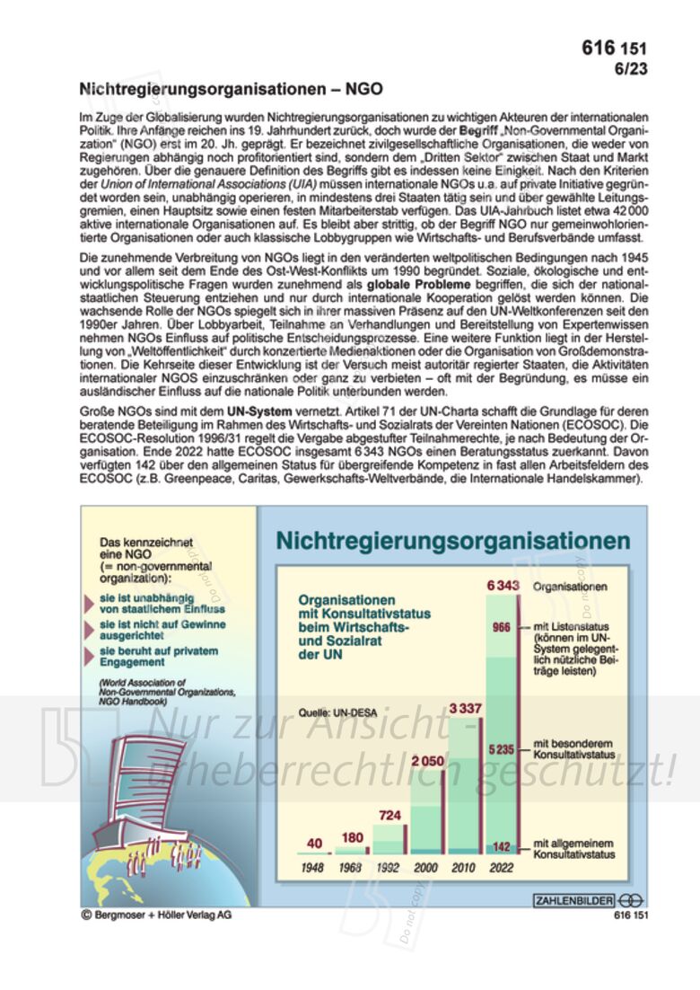 NGO Zahlenbilder Politik