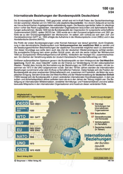 Internationale Beziehungen der Bundesrepublik Deutschland Internationale Beziehungen der Bundesrepublik Deutschland