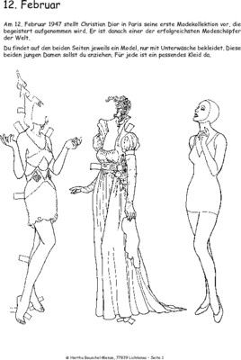 Erste Kollektion von Christian Dior - 12.02.1947