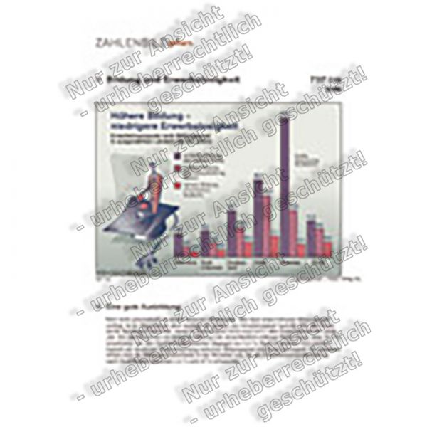 Höhere Bildung - niedrigere Erwerbslosigkeit
