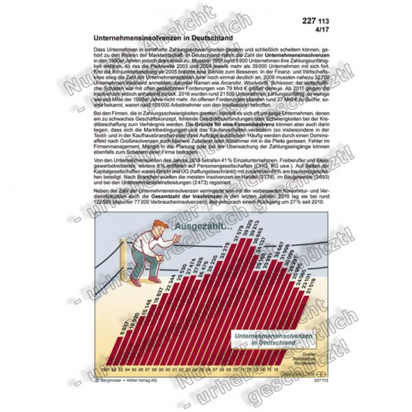 Unternehmensinsolvenzen in Deutschland