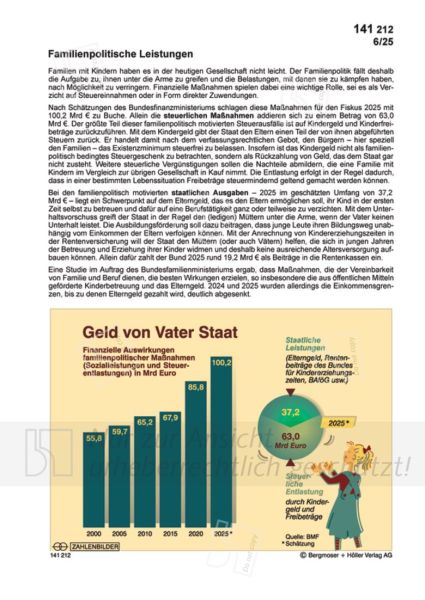 Familienpolitische Leistungen Familienpolitische Leistungen