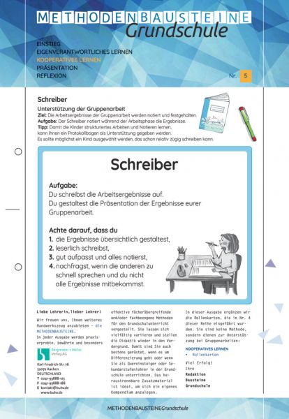 Methodenbausteine Grundschule Nr. 5