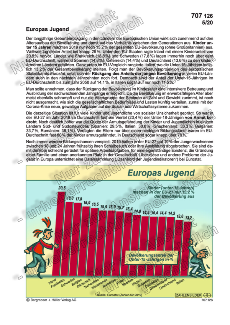 Europas Jugend | Zahlenbilder | Politik | Sekundarstufe II ...