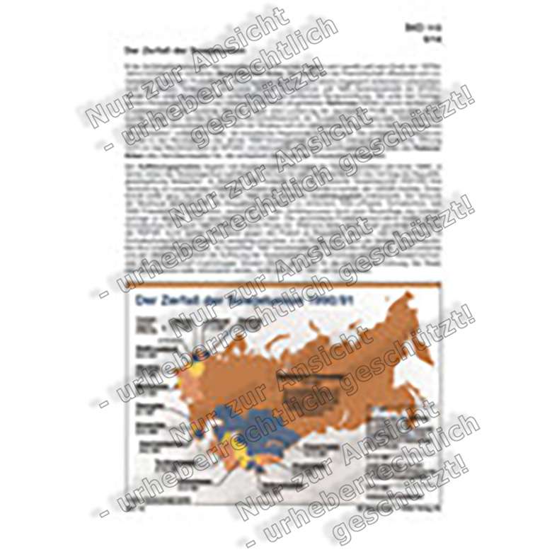 Zerfall Der Sowjetunion Einfach Erklärt Der Zerfall der Sowjetunion | Zahlenbilder | Politik | Sekundarstufe II