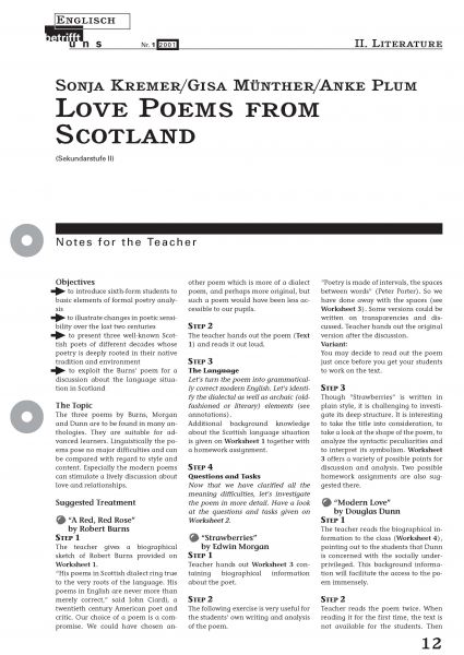 Love Poems From Scotland