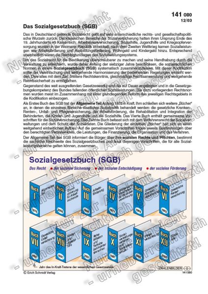 Das Sozialgesetzbuch (SGB)