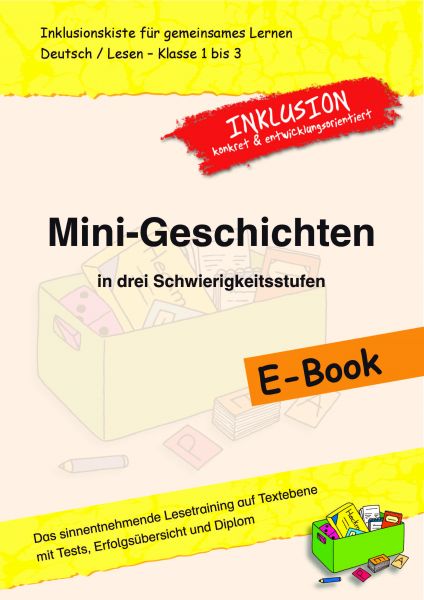 Mini-Geschichten in drei Schwierigkeitsstufen